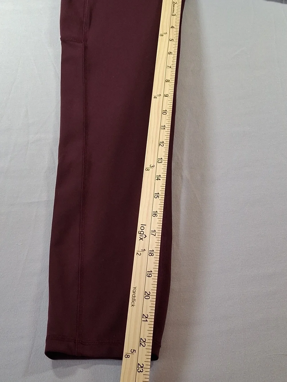 Lululemon Align High-Rise Leggings with Pockets – Burgundy / Maroon